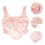 Woman'S Corsage Top Polyester 1Set Roze Taille Aanspannen Uit 7