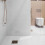 2Stück Transparente Duschspritzschutz Für Badewanne Ecke 5