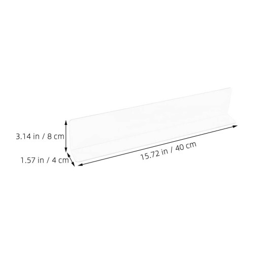 2Stück Transparente Duschspritzschutz Für Badewanne Ecke 1