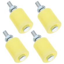 4Stk Gelbe Nylon Seilrolle Mit Stahl Kern Für Elektrische Schiebetore