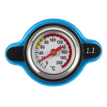 Blue Coolant Temp Gauge Aluminum ABS for Car Truck Rv Performance