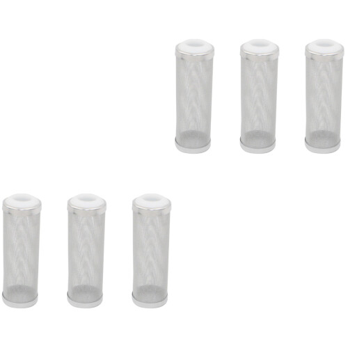 6 Schwammfilter Garnelennetz Aquarium Weiß 2