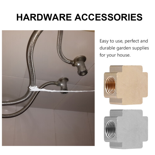 2St Eisenrohrfittinge Hardwarezubehör Luft 2