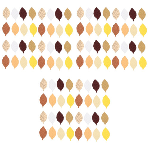 900 Polyester DIY Blätter Haarspange Kopfschmuck Materialien 2