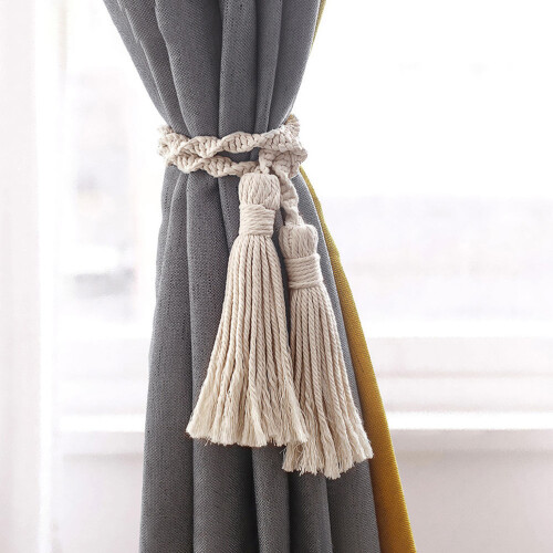 Curtain Tie Window Shoulder Strap Cotton 2