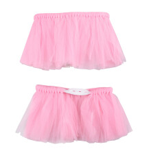 Pet Cat Dog Mesh Tutu Rock Sommerkleidung Rosa M