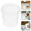 Kaffeepulver Ring Harz Transparent Italienisch 10