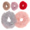 Cute Haar-Scrunchies Kunsthasenfell, Farben, 5 7