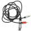 Black Audio Converter Cable Oxygen-Free Copper Guitar Mic Wire 1
