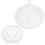 Mlins 2 Stuks Silicone Vulmiddel Kom 5X5 Cm Wit 8