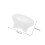 Mlins 2 Stuks Silicone Vulmiddel Kom 5X5 Cm Wit 2