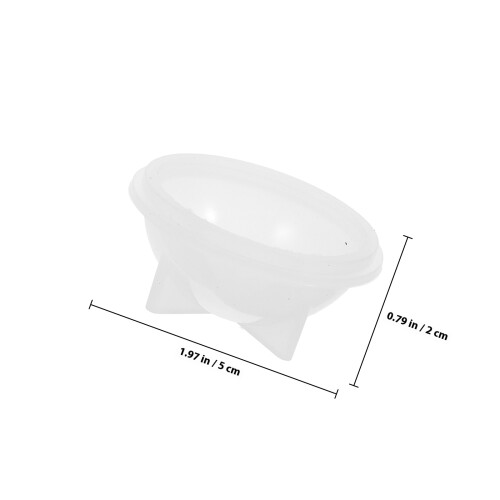 Mlins 2 Stuks Silicone Vulmiddel Kom 5X5 Cm Wit 1