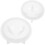 Mlins 2 Stuks Silicone Vulmiddel Kom 5X5 Cm Wit 11
