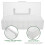 Mehrfach Organizer Robuste Plastikbox Transparent 6