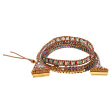1Bracelet Montre Décoratif Cœur Naturelle En Alliage Café