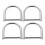 D 4 Stuks 1,30x1,30x0,16 Inch Legering 11