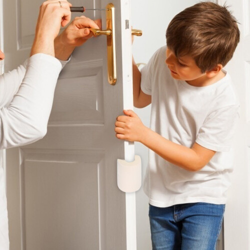 Door Slam Stopper Deurknijkbewaker Beige 4 2