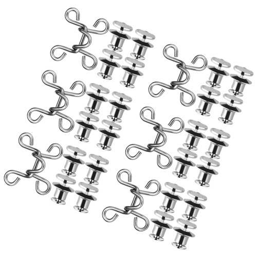 6 Sets Knop Voor Broek Taille Instelling Haak