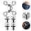 6 Sets Knop Voor Broek Taille Instelling Haak 5