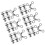 6 Sets Knop Voor Broek Taille Instelling Haak 9