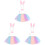 3 Sets Rock Für Kinder Kaninchen Haarband 3