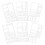 Worgeous Schilderstencil Wit 6 Stuks 7 Inch 4