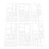 Worgeous Schilderstencil Wit 6 Stuks 7 Inch 5