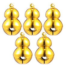 5Stk Messing Gourd Glocken Golden Kleine Haustier Glocken Für Halsband