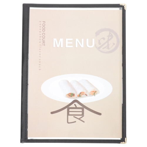 Schutzmappe Transparent Rezeptbuch