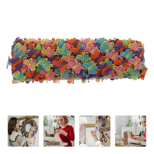 Besticktes Spitzenband Polyester Für Näharbeiten, 1 Set 2