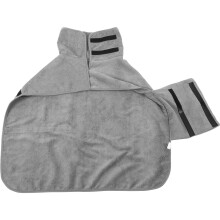 Supple Hundebademantel Wasserabsorbierend Polyester Grau 1 Satz