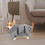 Supple Hundebademantel Wasserabsorbierend Polyester Grau 1 Satz 4