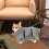 Supple Hundebademantel Wasserabsorbierend Polyester Grau 1 Satz 6