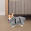 Supple Hundebademantel Wasserabsorbierend Polyester Grau 1 Satz 8