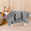 Supple Hundebademantel Wasserabsorbierend Polyester Grau 1 Satz 10