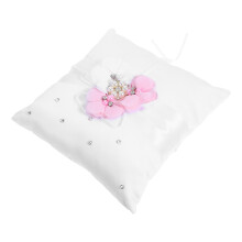3Stk 20x20Cm Hochzeitsring Kissen Perlenblume