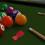 Billiards Pool Queue Spitzenformer Förmiges Aluminium Rot 1 Satz 4