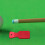 Billiards Pool Queue Spitzenformer Förmiges Aluminium Rot 1 Satz 3