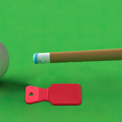 Billiards Pool Queue Spitzenformer Förmiges Aluminium Rot 1 Satz 2