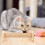 Khaki Natural Sisal Cat Scratching Post Comfortable Floor Toy 6