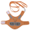 1 Set Hundegeschirr The Dog Hen Polyester 9