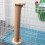 Khaki Natural Sisal Cat Scratching Post Comfortable Floor Toy 4