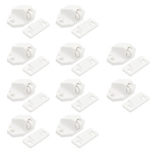 Stiller Kugelfang Türschloss Weiß 10 Sets