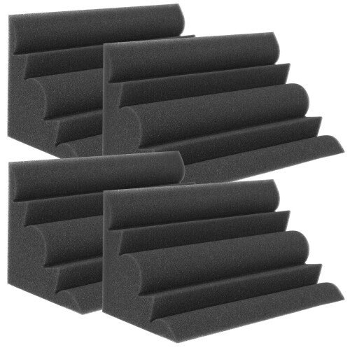 Schallabsorptionsplatten Schalldämmung Bogenform 4 Stk 2