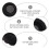 Headphone Pads 2Set Für Headphone Verdicktes Pad 5