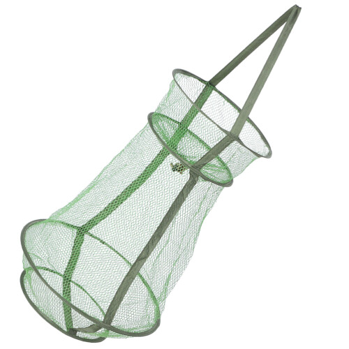 Vouwbare Vismand Met Krabbennet Van Nylon