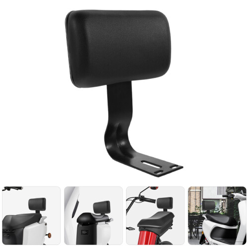 2Pièces Coussin Arrière Ergonomique Noir En Acier 1