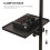 Mlins Musikablage Halter Tablett Klemmhalterung Handy 9