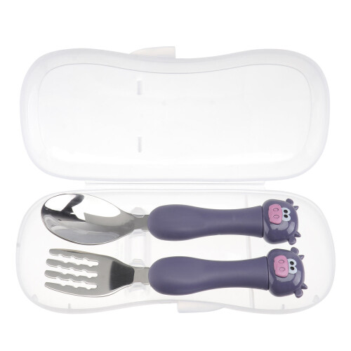 2 Sets Besteck-Set Mit Tiermotiv, Gabel