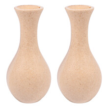 6Stück Selbermachen Weißer Vase Tonform Set